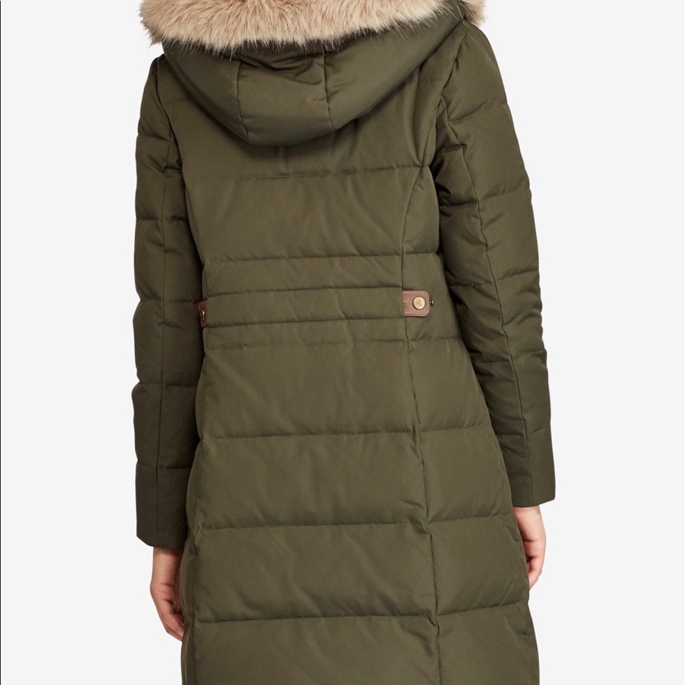 Lauren Ralph Lauren Faux-FurTrim Quilted Down Coat